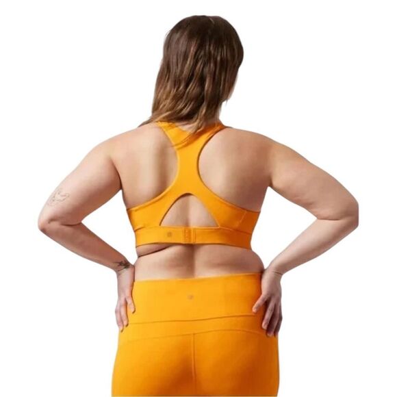 Athleta Plus Size Ultimate Bra Golden Yellow 3X D-DD Cup Sports NWOT - Picture 2 of 8